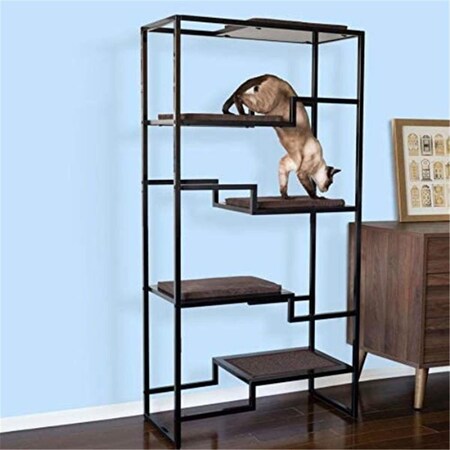 The Refined Feline The Refined Feline METROCONDO-BK-BK Metropolitan Cat Condo METROCONDO-BK-BK